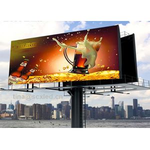 Big P10 SMD 3535 Video Wall Advertising LED Screens More Than 5000cd/㎡