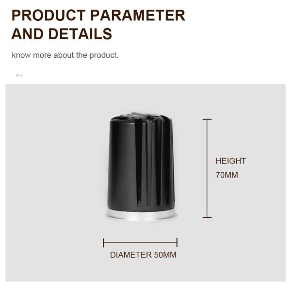 Single CCT MR16 Module 10W LED 3000K IP20 / IP65 Commercial Lighting