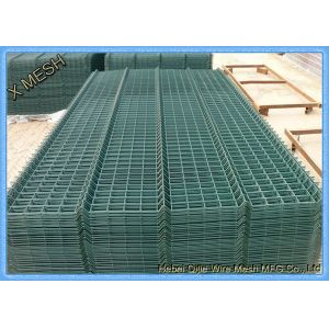 Powder Coated Wire Mesh Fence Panel Welded Metal Curved For Garden