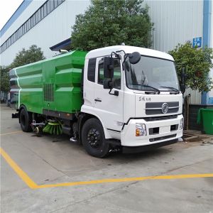 Quality Diesel Powered Commercial Sweeper Truck For Urban Air Improvement for sale