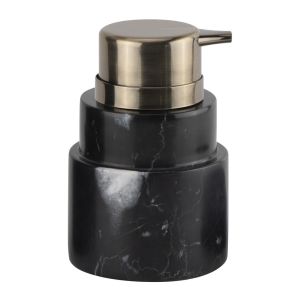 Nero Margiua Marble Bathroom Accessories Sets With Step Based Bronze Parts