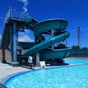 Water Park Fiberglass Swimming Pool Toys Kids Game Fiberglass Slide