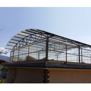 1.8mm Polycarbonate Corrugated Sheet Greenhouse Roof Material PC Roofing Plastic