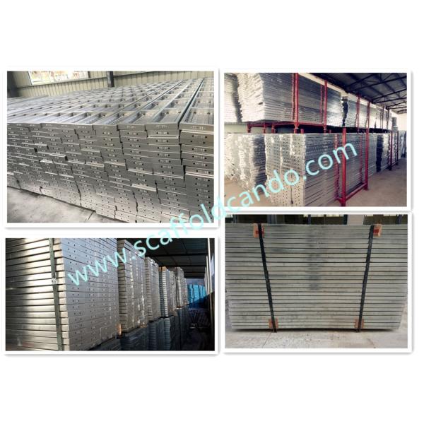BS1139 EN12811 Galvanized Scaffolding steel plank steel board as working platform 300mmW, 2mL, 3mL, 4mL