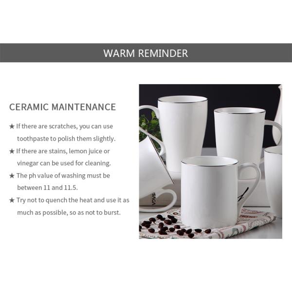 Hotel Office 10oz Straight Eco Thin Fine Porcelain Coffee Mugs