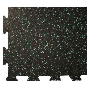 Rinterlocking Foam Gym Mats Black SBR Particles EPDM Star Points