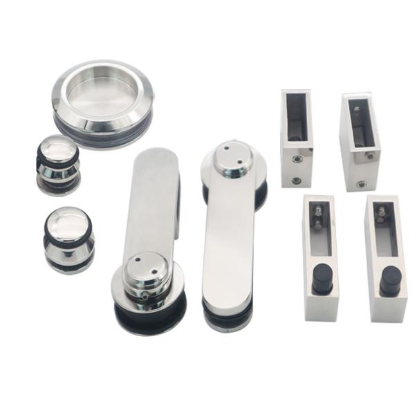 Functional Glass Bathroom Screen Sliding Hardware Set with Stainless Steel 304