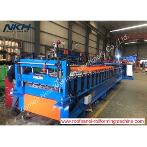 Roll forming machine, panel machine, Trimdeck 760, Roof panel, in buildings