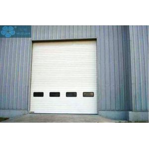 Thermal Insulated AC220V 150mm Track Overhead Garage Door