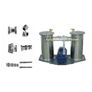 Cabinet Twin Screw Compounder Stainless Steel W6mo5cr4V2 Screw Elements Material