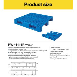 Quality OEM Stackable Plastic Pallet - Perfect for Wareho Organization for sale