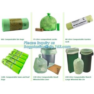 Eco Friendly Corn Starch Compostable Ecological Bag For Shopping, Biodegradable