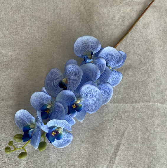 Natural Real Touch Latex Moth Orchid Decorative Artificial Flower Butterfly Orchid