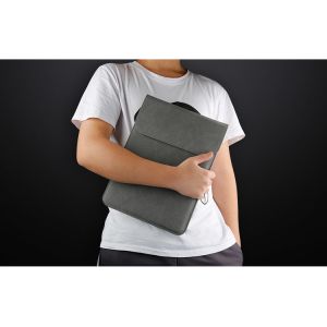 Practical Leather Fashion Laptop Sleeve , Notebook Case Bag Waterproof