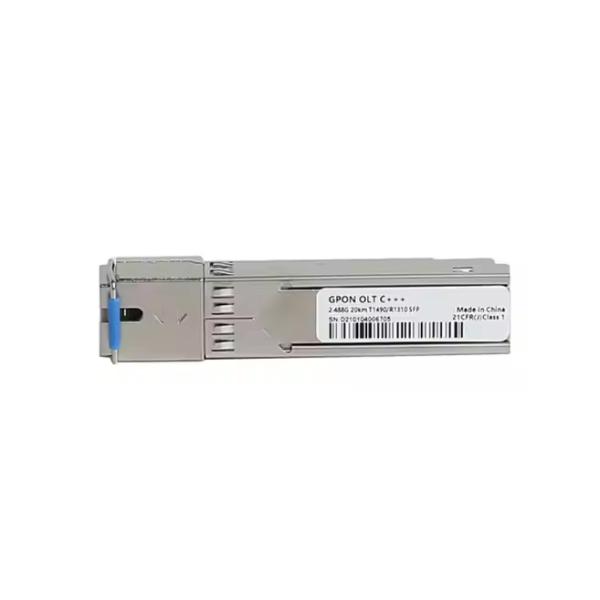 GPON OLT C++++SFP Optical Transceiver 1490/1310nm 20km SC Connector Fiber Optic for FTTH ONT IP Network 4G 5G WIFI 1550nm
