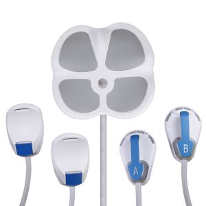 Abdominal Oblique Muscles White Sculpting Machine With LED Display