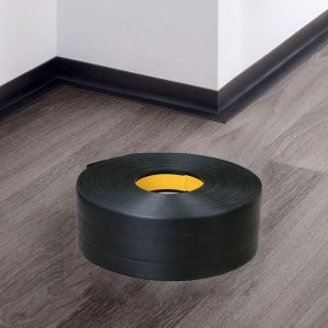 China Extrusion Processing Service Vinyl PVC Skirting Board for Sturdy Wall Protection on sale