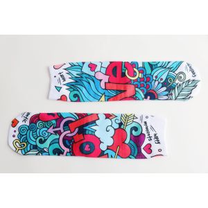 Antibacterial Fabrics Custom Photo Print Socks 3D Printing