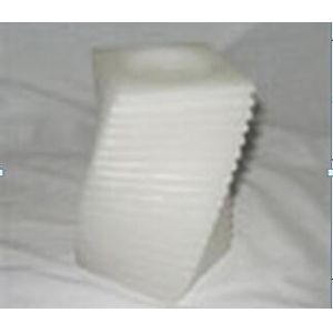 100% paraffin LED unscented craft pillar candle with printed box