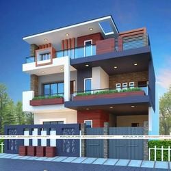 Modern Design Light Steel Frame Prefabricated House Two Storey Luxury Prefab