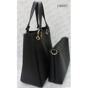 Classic Tote Handbag Sets , Messenger Composite Womens Black Shoulder Bag