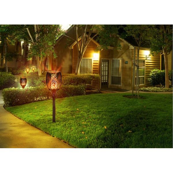 Buy Outdoor Waterproof Garden Pathway Solar Torch Light 1500mAh Battery Type at wholesale prices