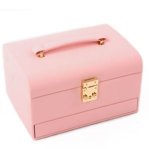 Luxury Velvet Leather Travel Jewellery Box , Fine Personalized Travel Jewelry