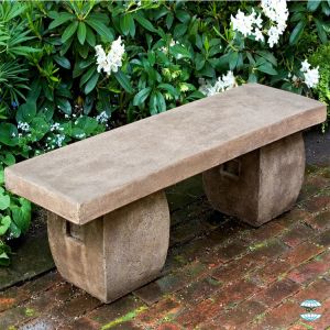 Contemporary Weather Resistant Outdoor Fiber Cement Concrete Dining Tbale Set
