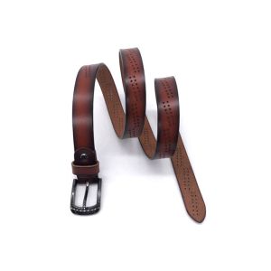 Vintage Casual Jeans 23mm Women's Genuine Leather Belt