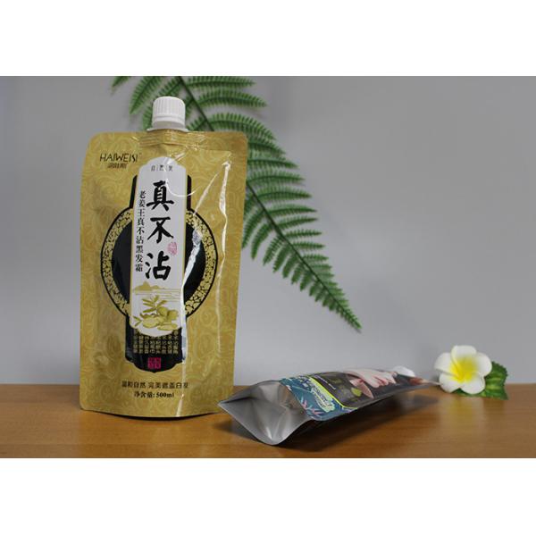 1mm Thickness Plastic Spout Caps Combine With Flexible Packaging Granules Bags