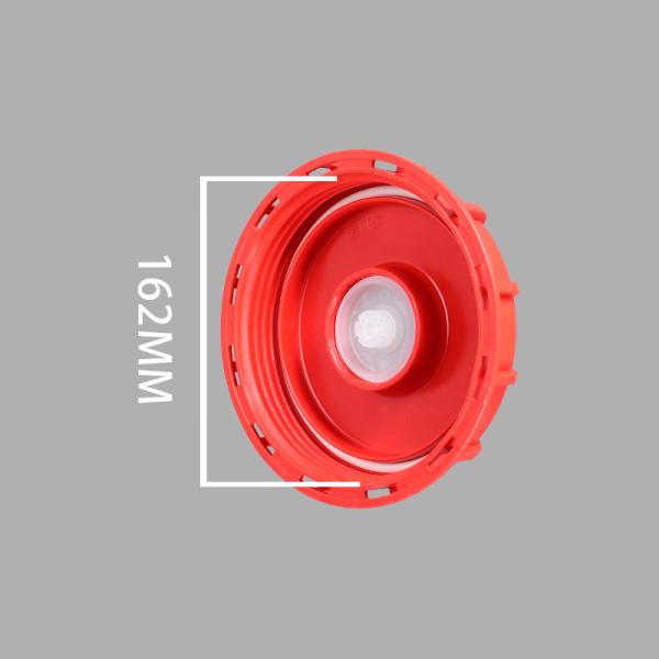 HDPE Injection UMETASS IBC Water Tank Red 6 Inch Vented Plug Lid Closure