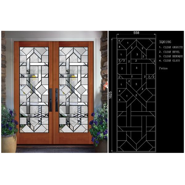 Stained Glass Solid Flat Tempered Glass Panels Private Imports Series