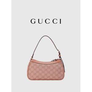 Unisex Small Pink Ophidia GG Small Shoulder Bag Custom