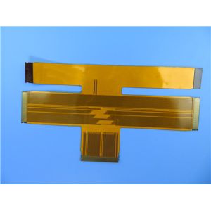 Dual Layer Flexible Printed Circuit (FPC) Built on Polyimide With Connector for