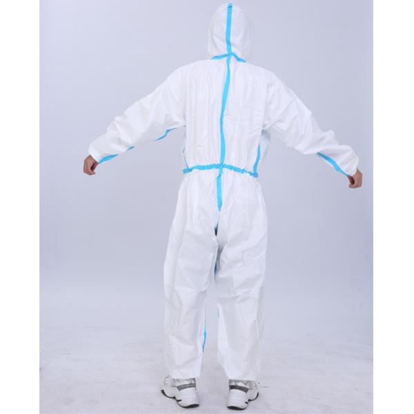 2500g Medical Protective Coverall Disposable Suit WaterProof 1.75KPa