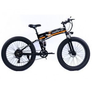 Full Suspension 26 Inch 350w Aluminium Folding Electric Bike