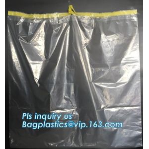 Drawstring medical biohazard waste disposal supplies LDPE plastic autoclave bags