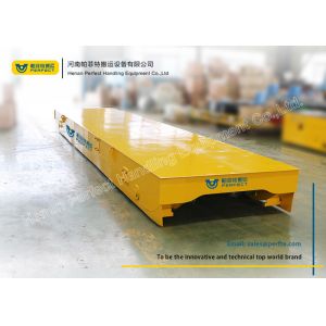 Workshop Rail Flat Cart Heavy Cargo Transfer Car Big Starting Power With Crane