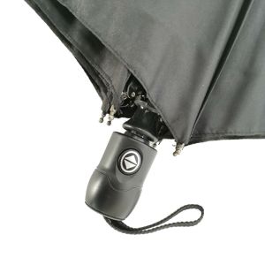 Small Black 6 Ribs Automatic Open And Close Umbrella With Super Light Weight