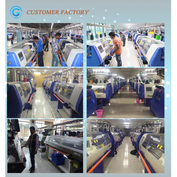 Three System Auto Cotton Yarn 3.5G Blanket Knitting Machine