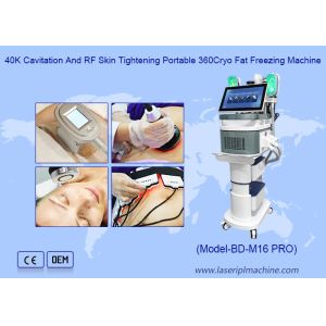 Portable 40k Cavitation Body And Face Rf Lipo Laser Body Slimming 4in1 360 Cryo