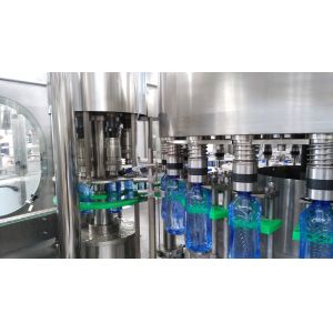 Sanitary SS304 Water Plant Bottle Filling Machine leakage proof