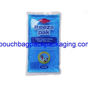 High quality ice pack bag, custom printing, no leaking, 135 microns