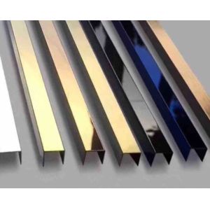 China China Stainless Steel U Channel Trim 3000mm Size For Window Handrail Glass on sale