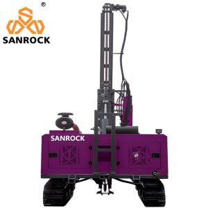 Quality Highway Guardrail Piling Machinery with 6000 KG Capacity and 30m Drilling Depth for sale