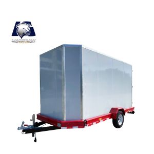 Quality Robust Box Type Trailer Versatile Steel Box Trailer Customizable for sale