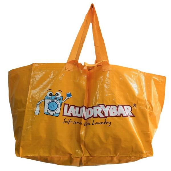 Buy 100gsm CMYK 2.5x60cm 80x37x20cm Laminated PP Woven Bag at wholesale prices