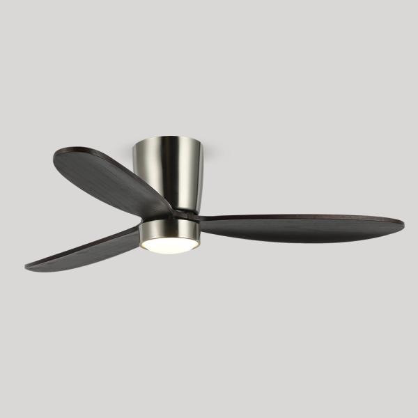 Manufacturer Nordic Wooden Blade Ceiling Fan 52 Inch DC Motor Ceiling Fan With Light And Remote