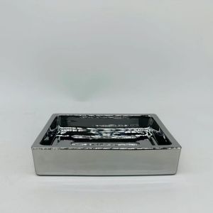 Grdient black glass bathroom accessories square and rectangular shape luxury