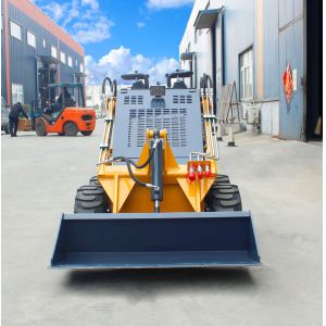 Versatile Mini Skid Steer Drive Loader with Crawler Tracks Efficient for Garden